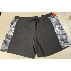 Sports Illustrated Mens XXL 7" Volley Swim Trunks  Quick-Dry Fabric Mesh Liner